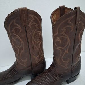 Tony Lama Dark Brown Western Boots